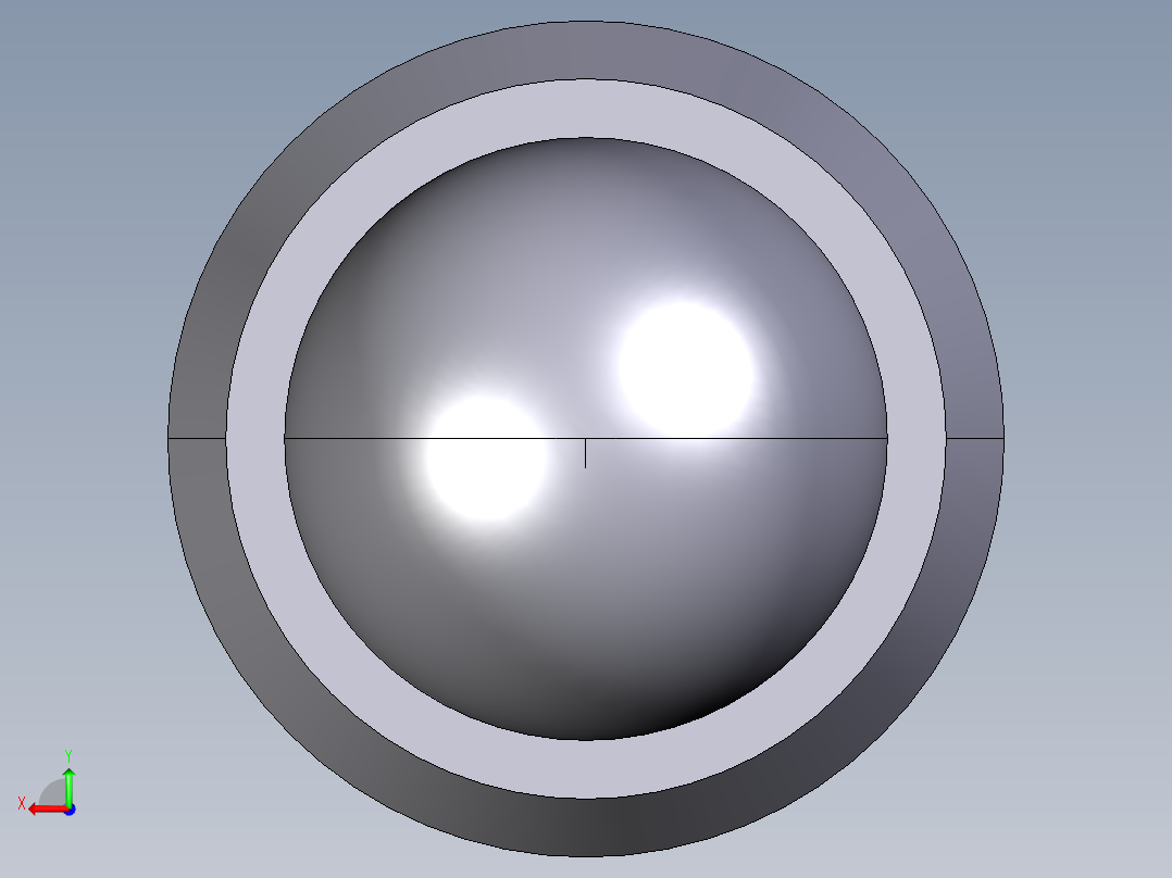 定位柱(重荷重)(英吋) 2B02-3D多系列多零件图纸模型后视图