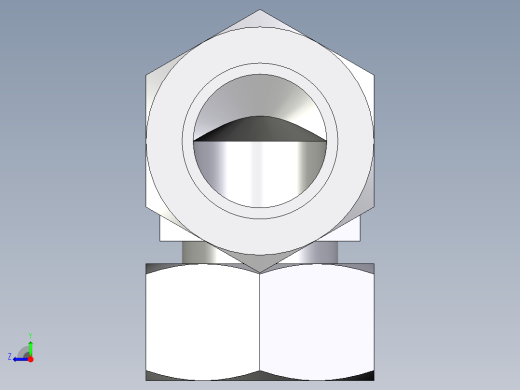 卡套式工业通用硬管接头EO_Standpipe_elbow_EVW28L71右视缩略图