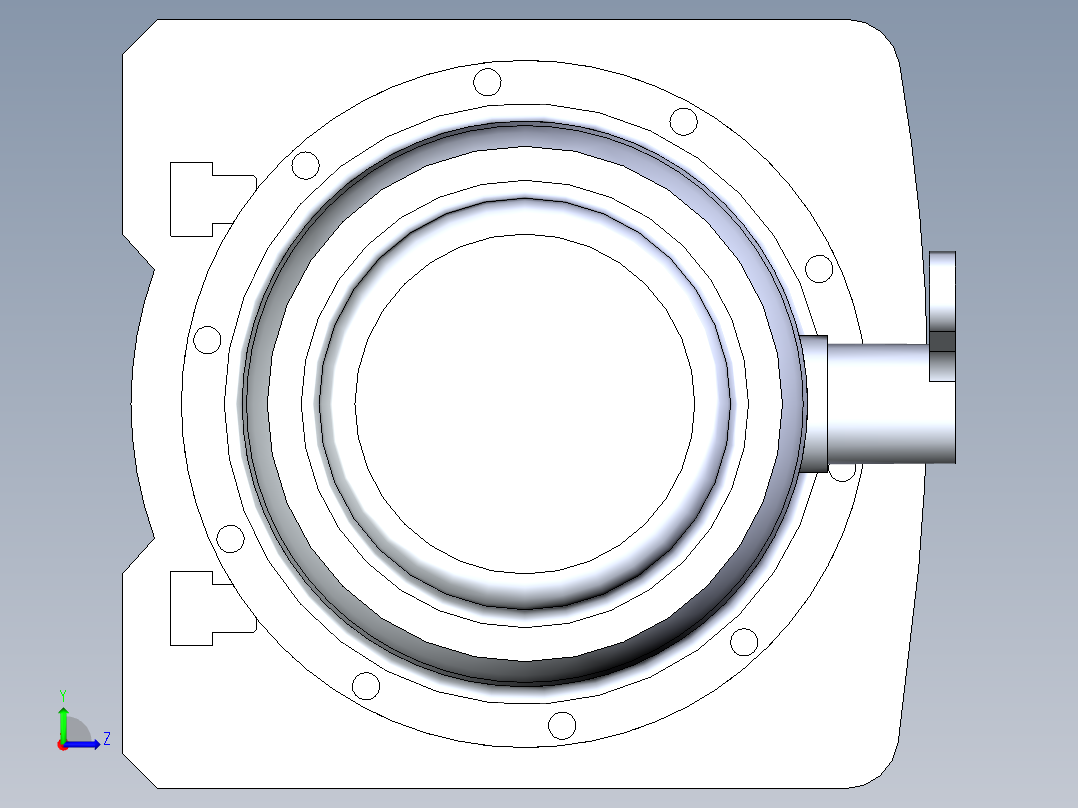 Kingone电动绞车TDS 16.5型号--sw x_t左视图