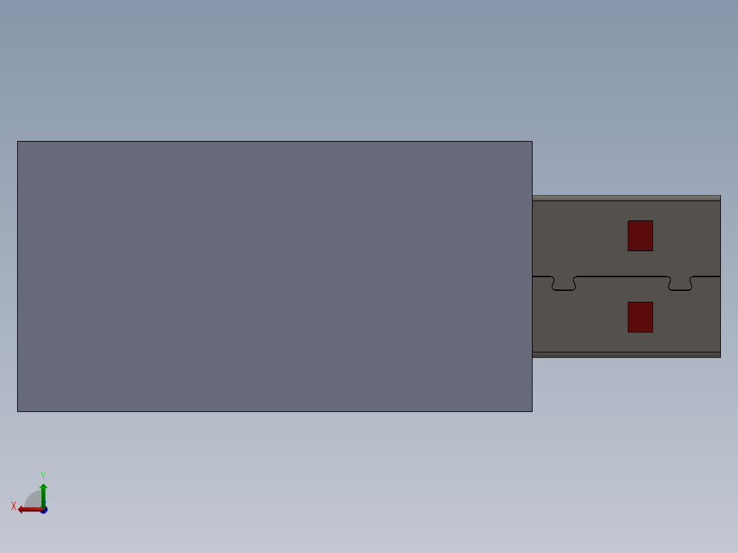 用于STM的微型usb原型模块后视图