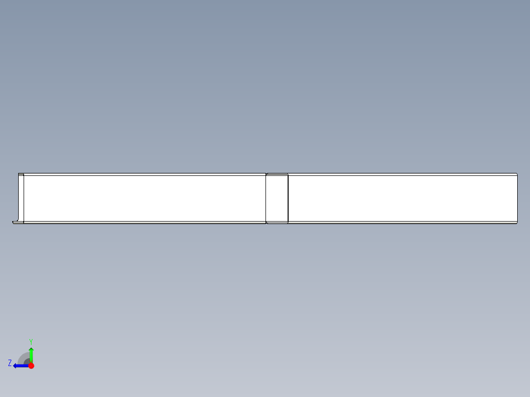 简易版餐桌右视图
