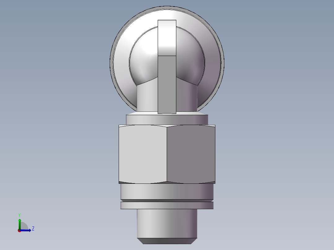 螺纹弯通5APL4-M5（M5-4厘）左视图