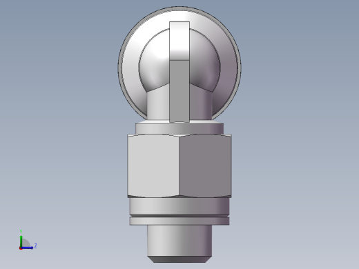 螺纹弯通5APL4-M5（M5-4厘）左视缩略图