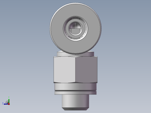 螺纹弯通5APL4-M5（M5-4厘）右视缩略图
