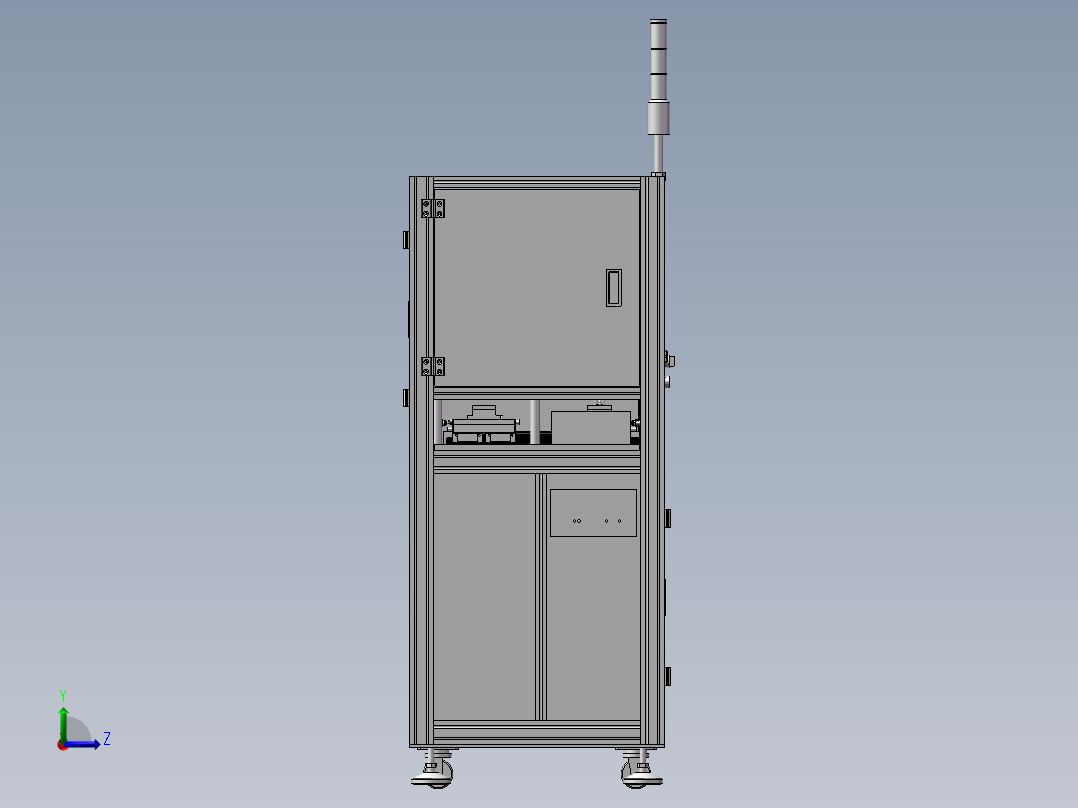 自動壓料機左视图