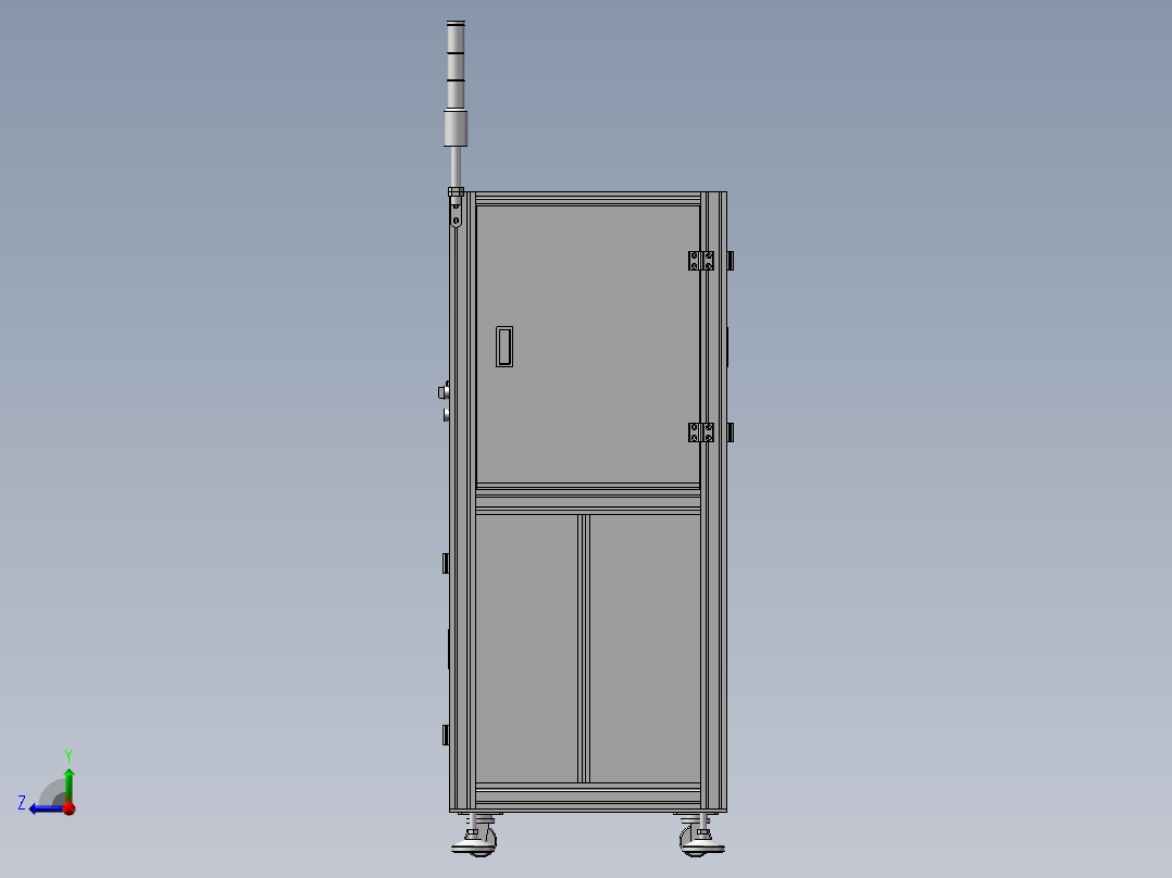 自動壓料機右视图