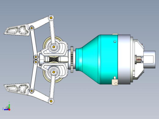 机械爪 3D图纸 (84)右视缩略图