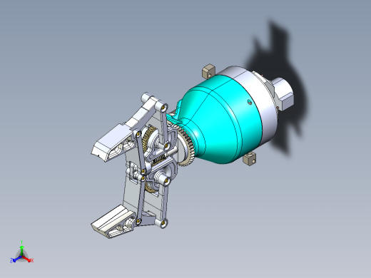 机械爪 3D图纸 (84)正等轴测缩略图