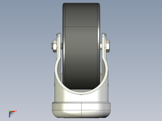 型材-KJN 50 GREY M10 50MM WHEEL俯视缩略图