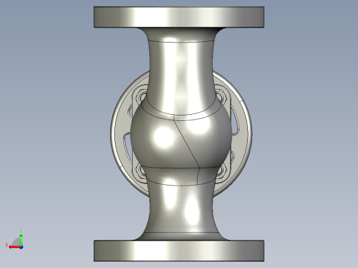 球心阀2STEP _ IGES后视缩略图