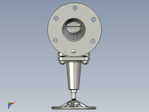 球心阀2STEP _ IGES俯视缩略图