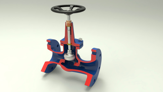 球心阀2STEP _ IGES缩略图