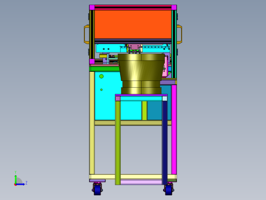 工装板螺母预埋机左视缩略图