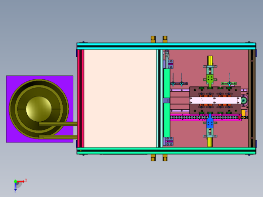 工装板螺母预埋机俯视缩略图
