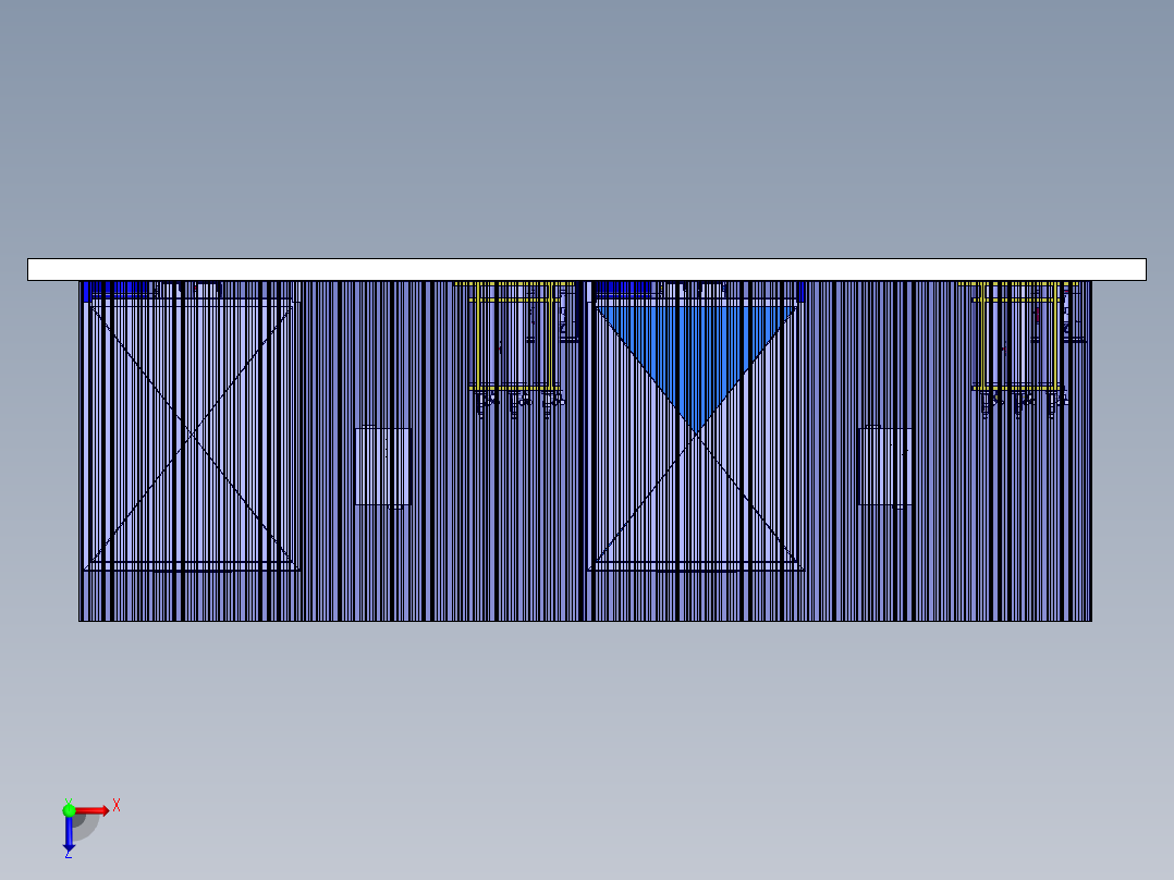 办公室布局俯视图