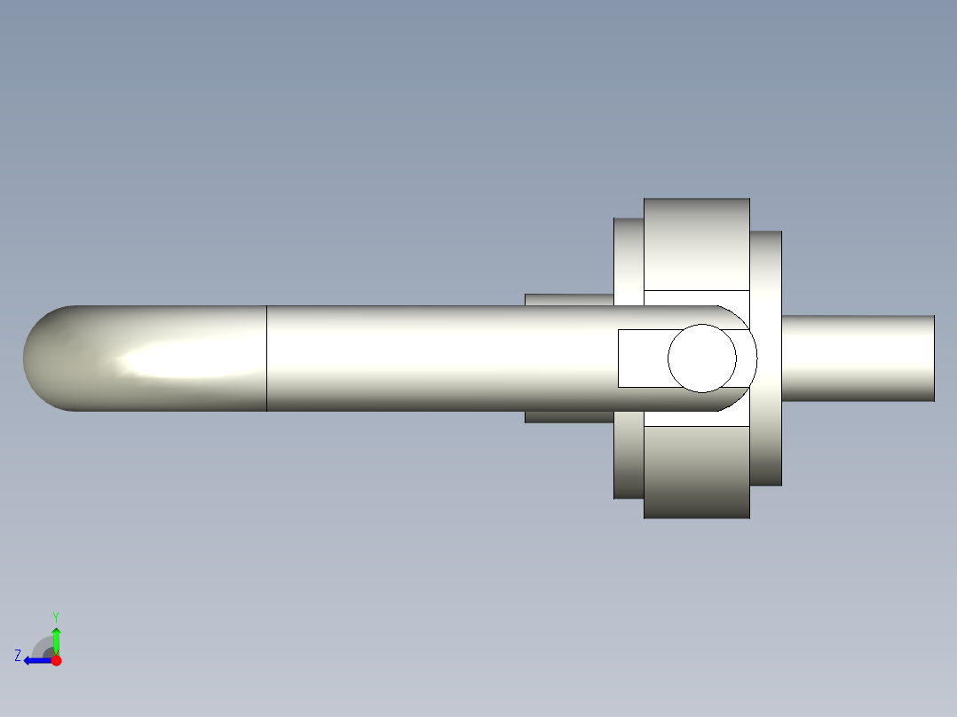 安全吊環J.-3D多系列多零件图纸模型右视图