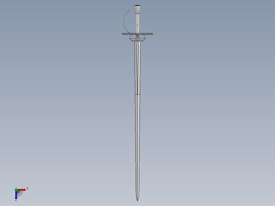 剑、宝剑(208)俯视图