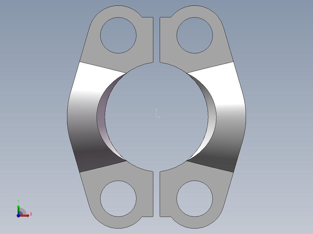 法兰接头、FL-12前视图