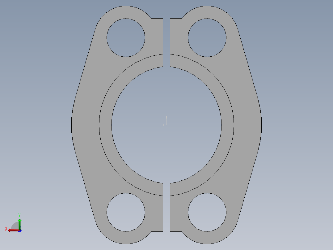 法兰接头、FL-12后视图