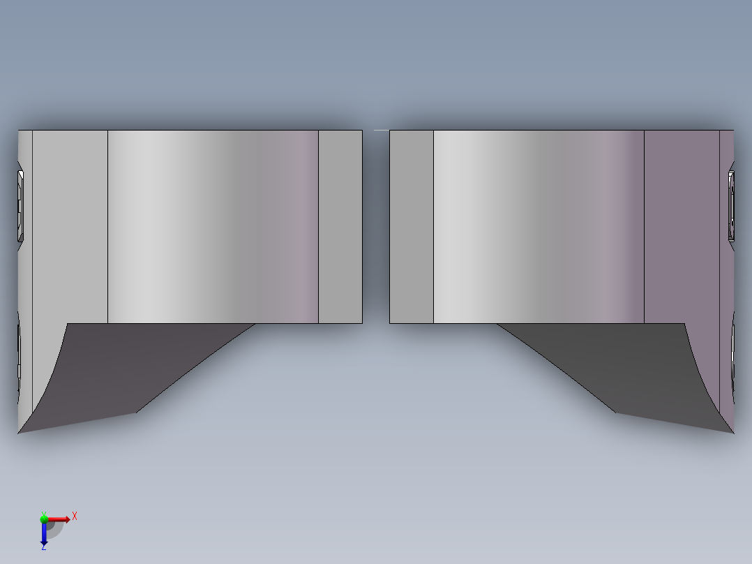 法兰接头、FL-12俯视图