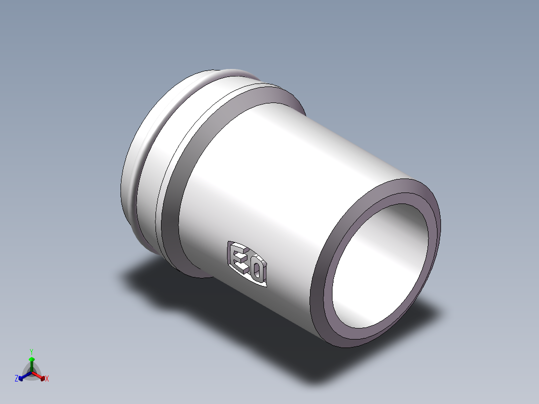 90度焊接接头、SKA38X5正等轴测图