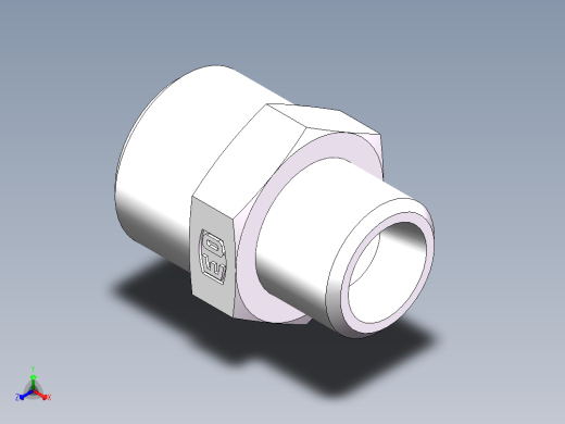 直通变径-GR、1C-14-18正等轴测缩略图