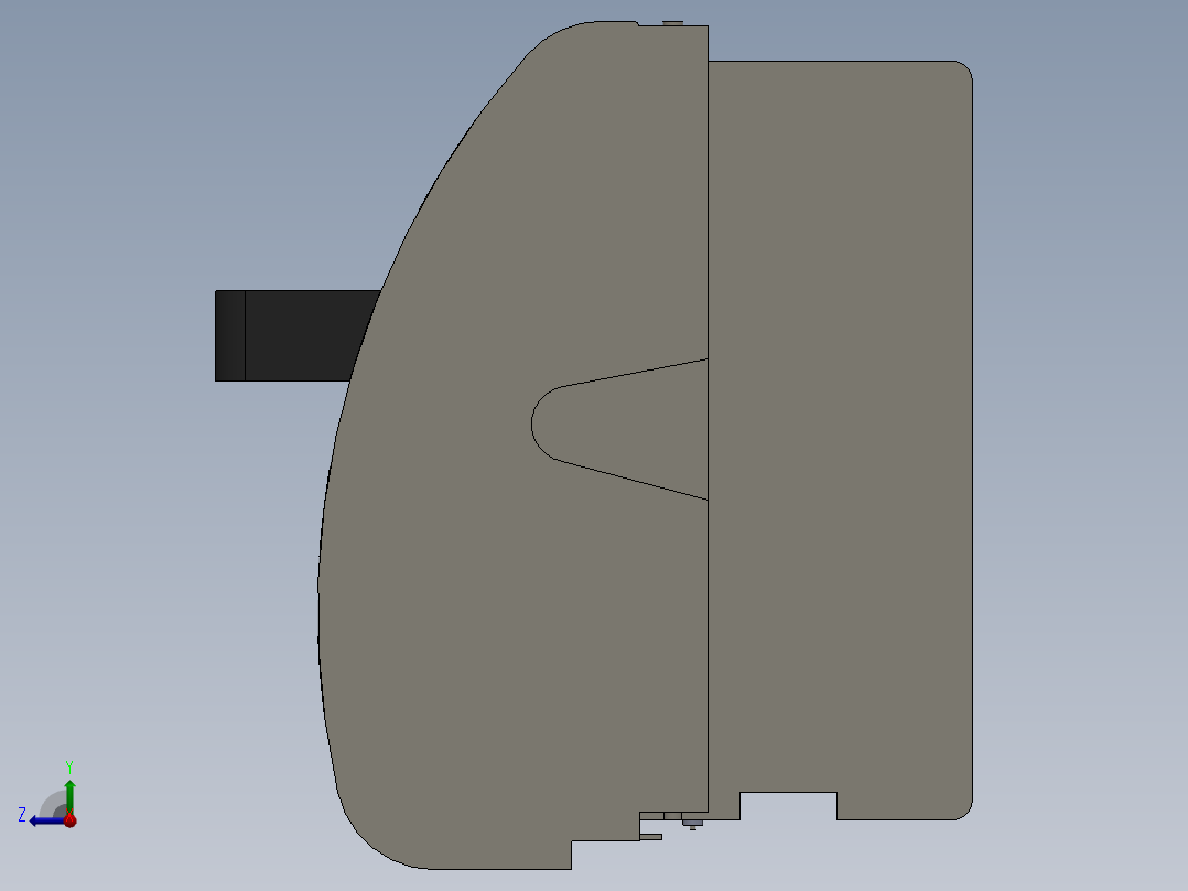仪表板出风口右视图
