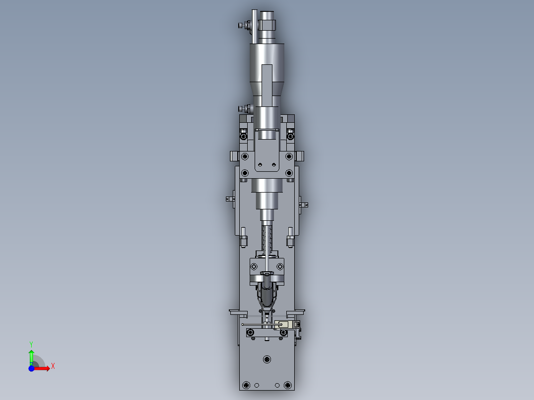 螺丝枪3D模组前视图