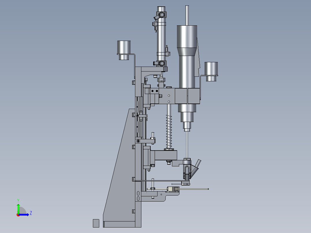螺丝枪3D模组左视图