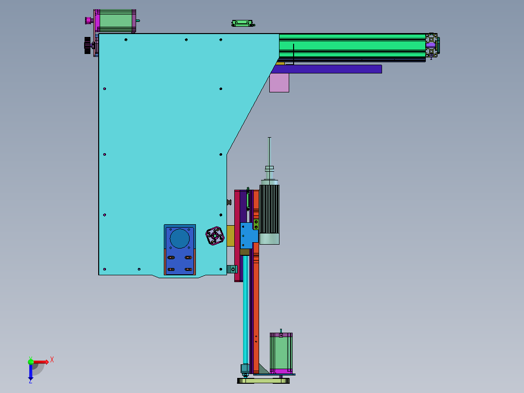 ZD31J数控机床  step俯视图
