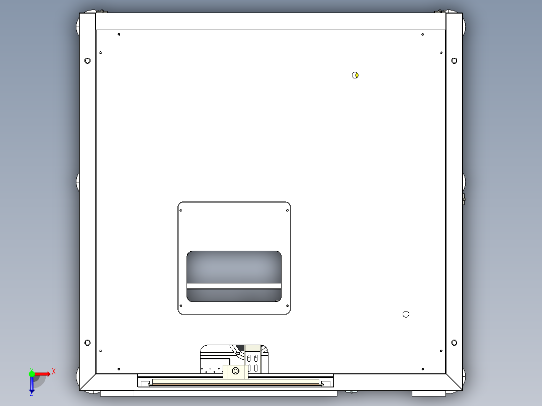 翻边机5台俯视图
