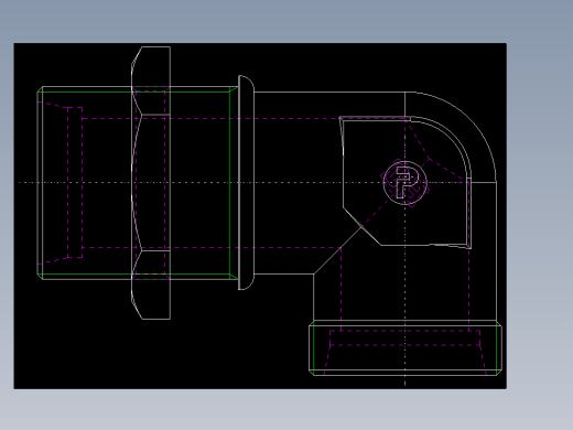 PARKER管接头EO Bulkhead elbow WSV35LOMD71(16)_back