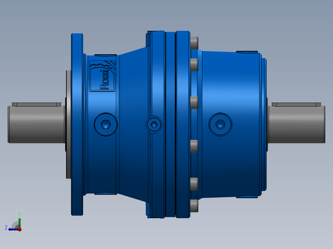 行星齿轮箱 R1EL 001A 3.52Y C038 M1 F10a C38x58 B5右视图