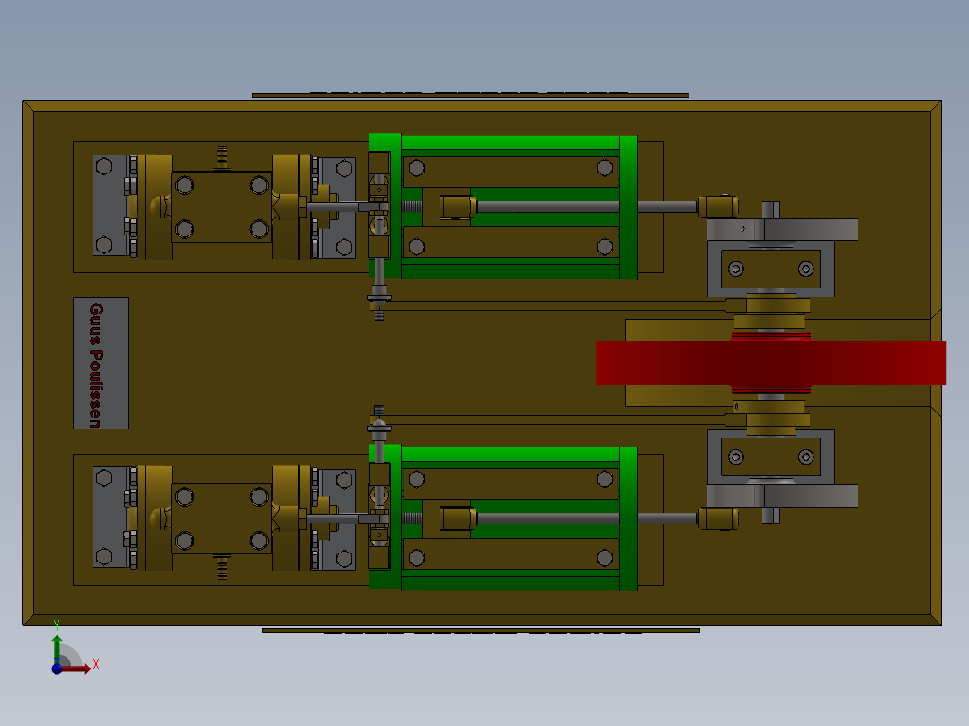 蒸汽机dual-steam-engine-2832-模型格式为 f3d sw前视图
