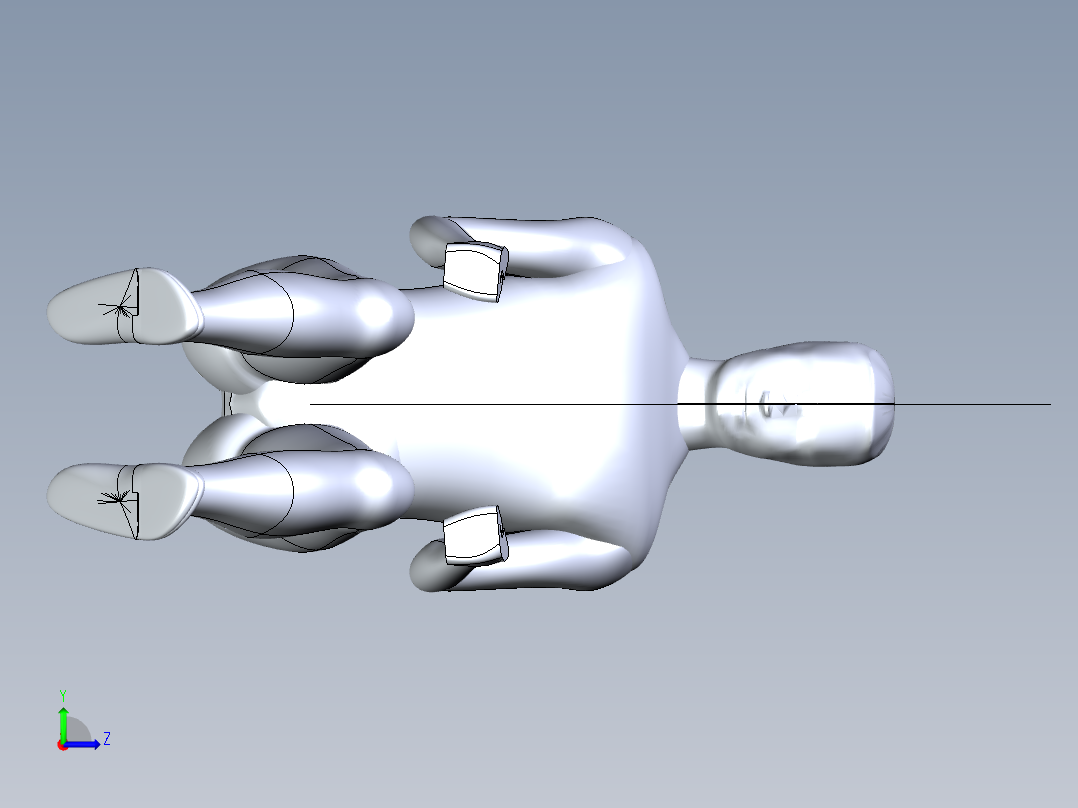 A0003915-人类模型人体驾驶员模型左视图