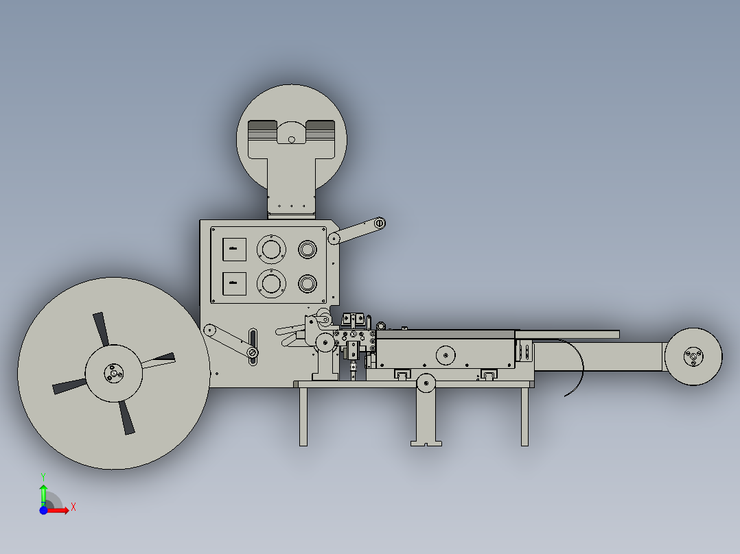 1热封包装机前视图