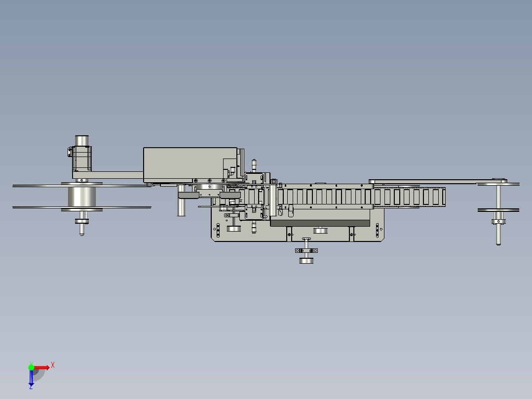 1热封包装机俯视图
