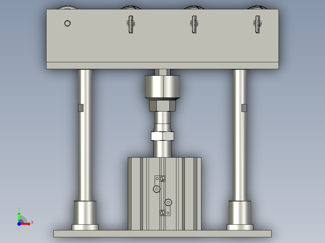 顶升平移机构-前视图