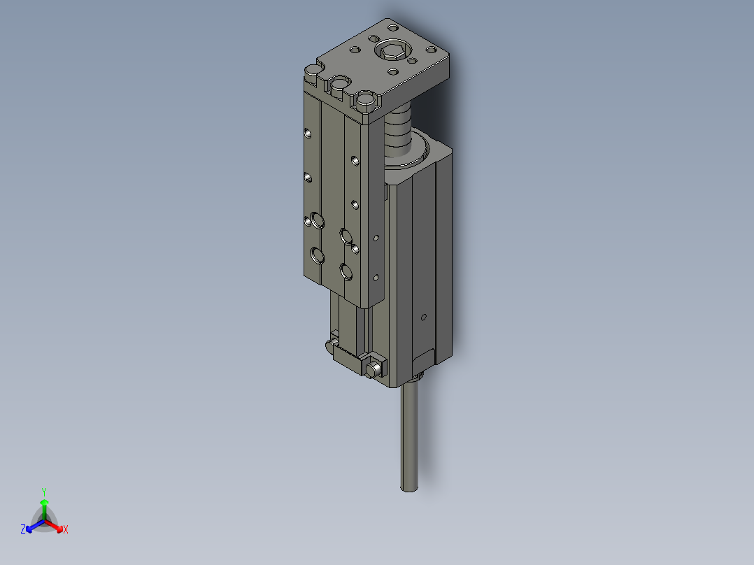 MCE-3G-030-C-O-B微型电缸主视图