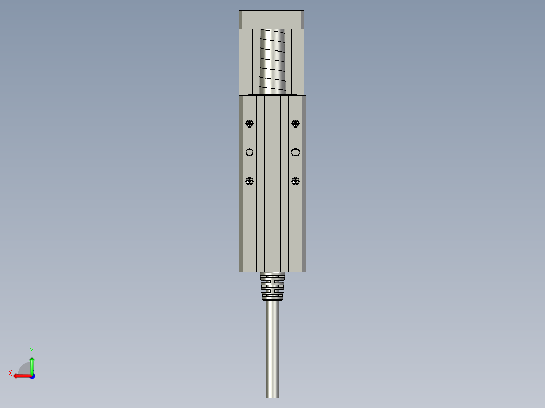 MCE-3G-030-C-O-B微型电缸后视图