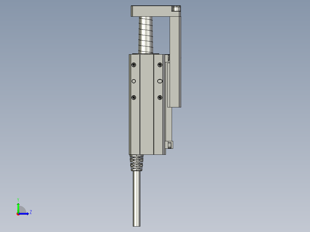 MCE-3G-030-C-O-B微型电缸左视图