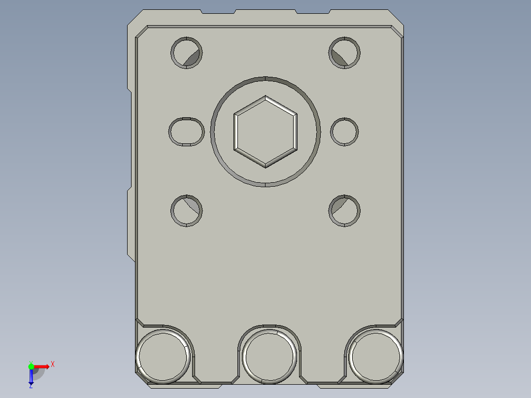 MCE-3G-030-C-O-B微型电缸俯视图