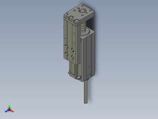 MCE-3G-030-C-O-B微型电缸正等轴测缩略图