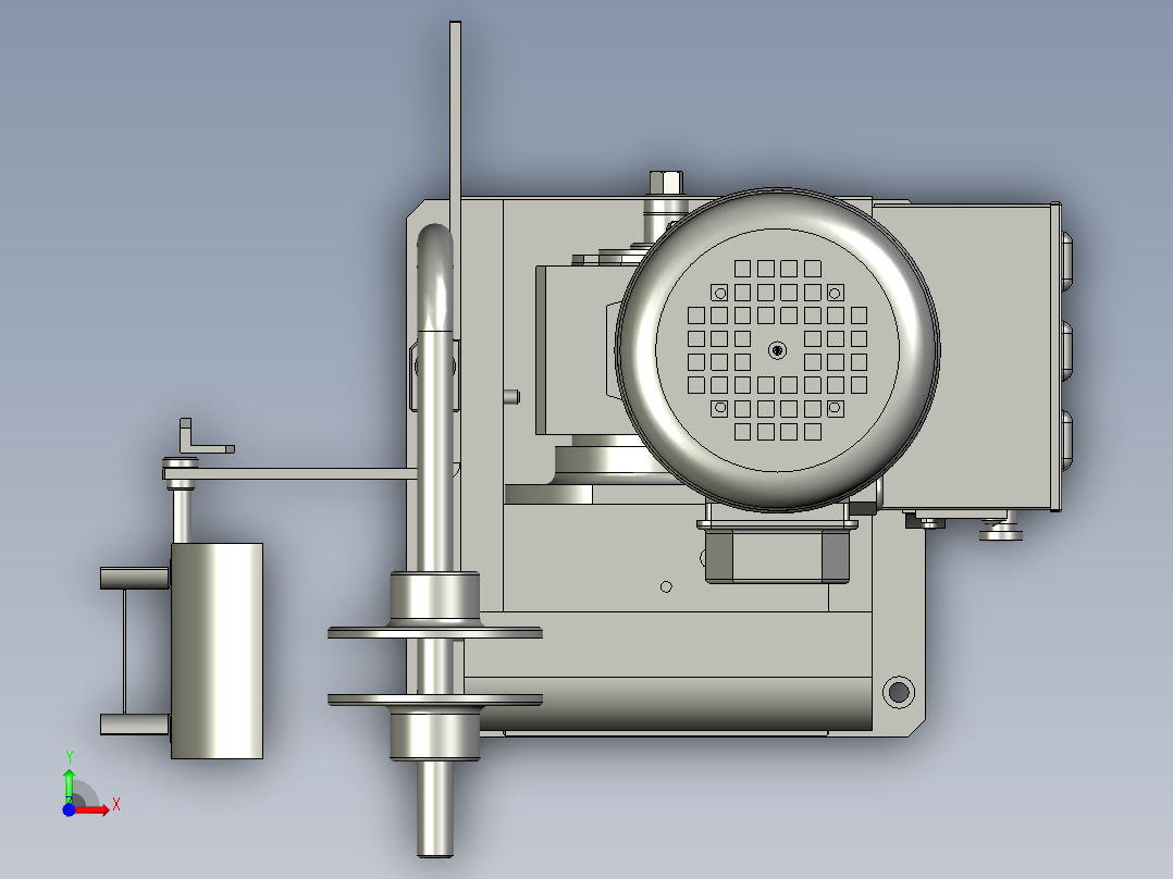 继电器接线端子冲压机前视图