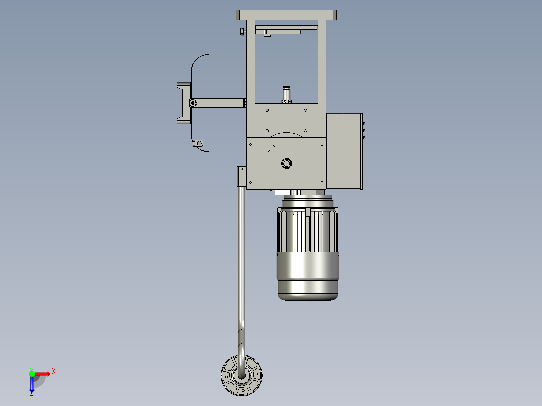 继电器接线端子冲压机俯视图