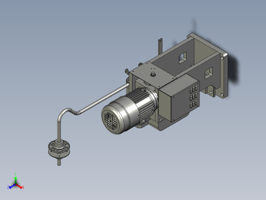 继电器接线端子冲压机正等轴测缩略图