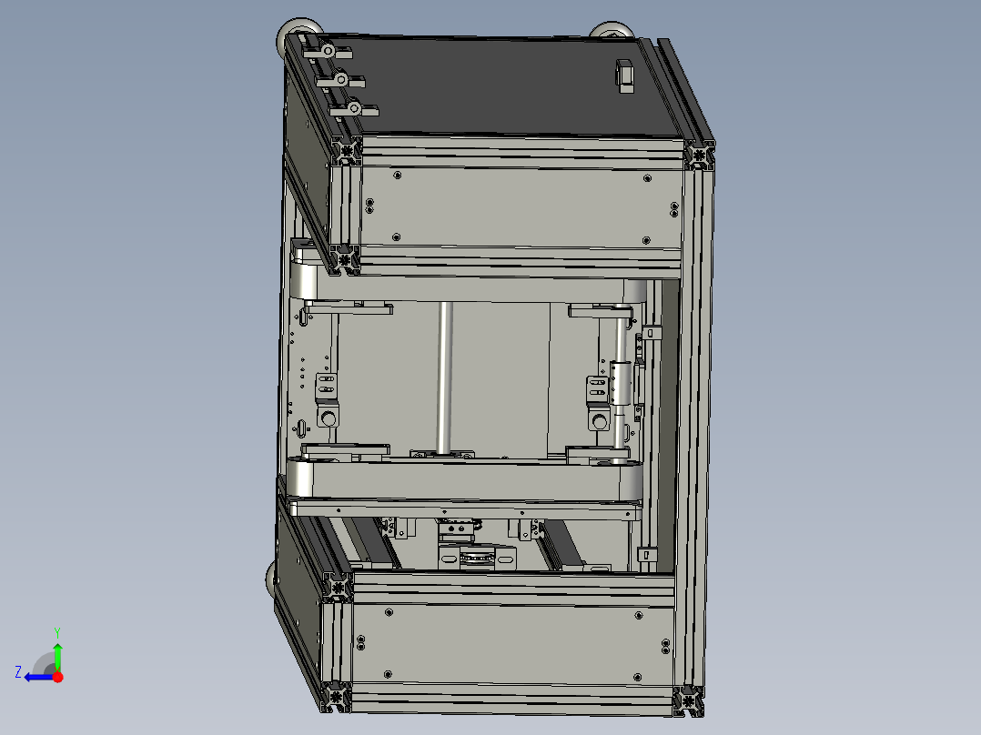10载具回升单元右视图