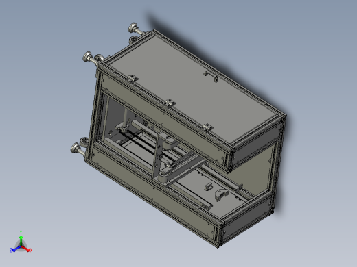 10载具回升单元正等轴测缩略图