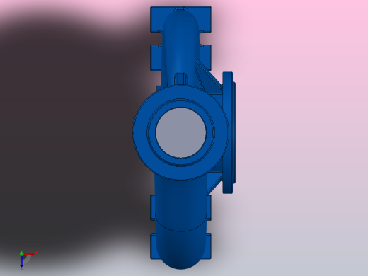 离心泵流量模拟俯视缩略图