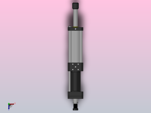MPTD-5T系列可调型[MPTD-80-100-10-5T-50-M2-S1-0°]气压增压缸俯视缩略图